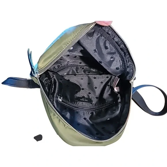 Kate Spade Army‎ Green Backpack - Picture 3 of 3